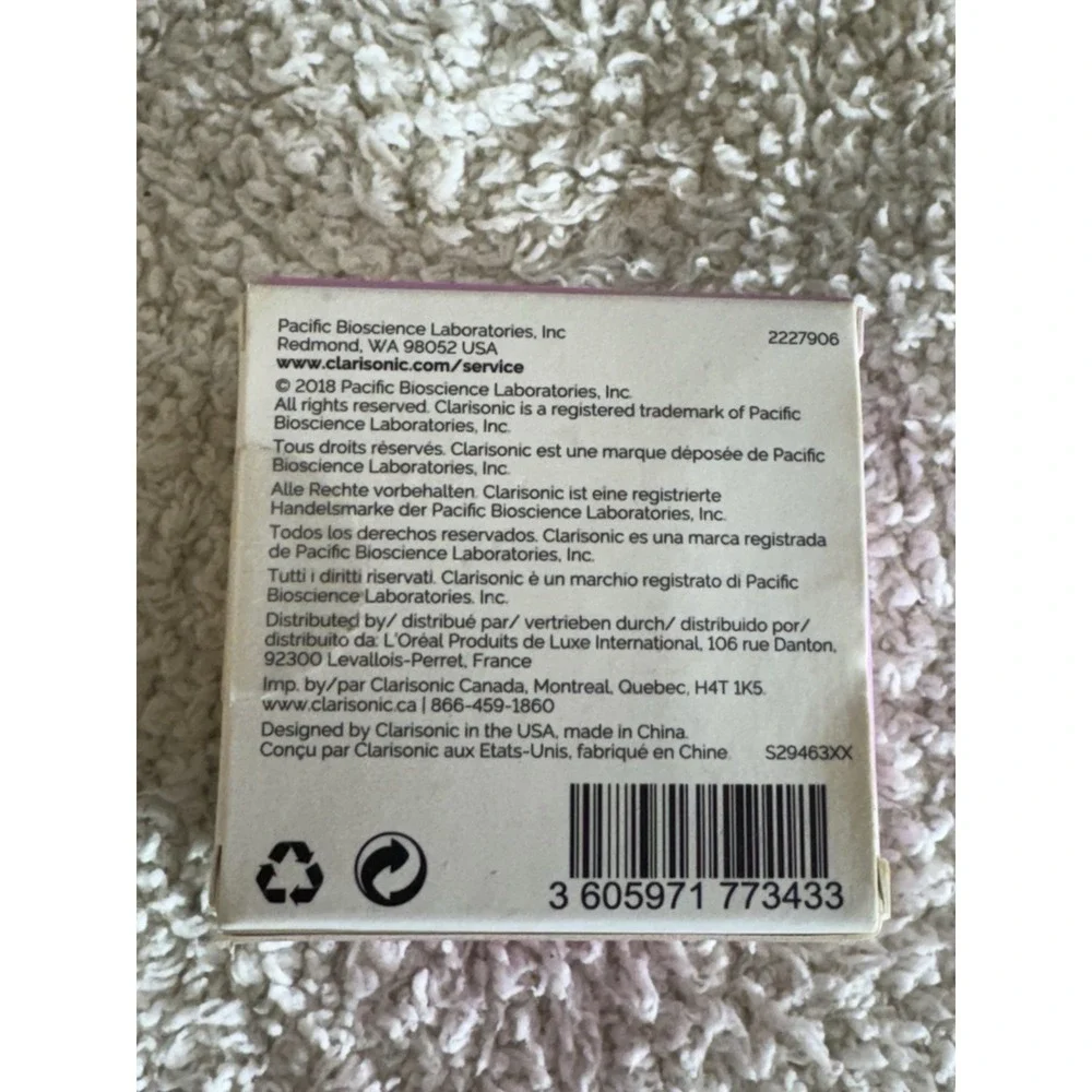 Clarisonic Facial Cleansing Radiance Brush Head Replacement All Skin Types New